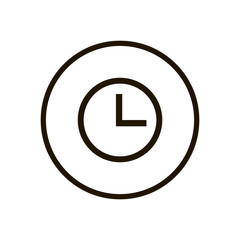 Clock icon vector