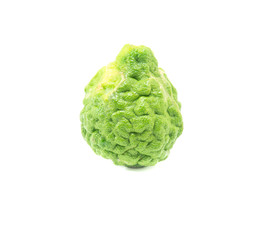 Bergamot on the white background