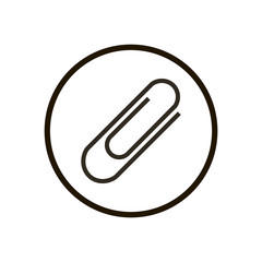 Safety pin icon vector