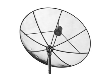 satellite dish isolated on white background