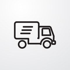 truck icon illustration