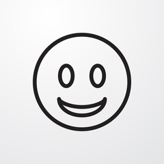 smile icon illustration