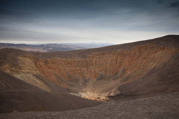 Fototapeta na wymiar Ubehebe Crater in Death Valley National Park, California