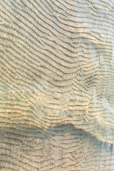 sand on the sea shallow water of Baltic sea