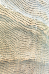 sand on the sea shallow water of Baltic sea