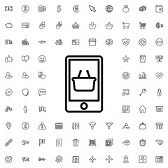 online shopping icon illustration