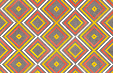 Watercolor geometrical pattern.