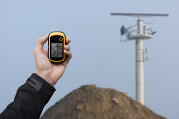 finding the right position inside a construction site via gps