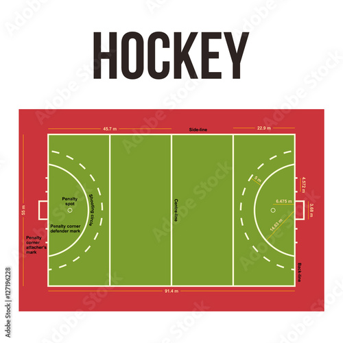 "Hockey Court Arena Vector Design Illustration" Immagini e vettoriali ...