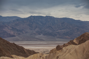 Zabriskie point in Death Valley National Park, California