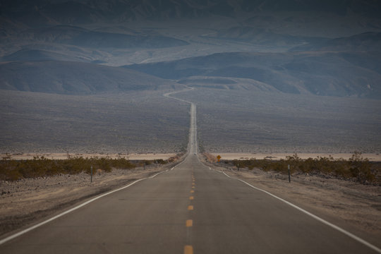 Road in the Death Valley National Park, California