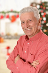 Smiling senior man