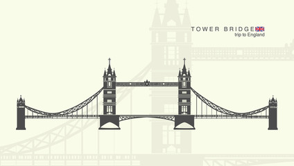 the tower bridge in London