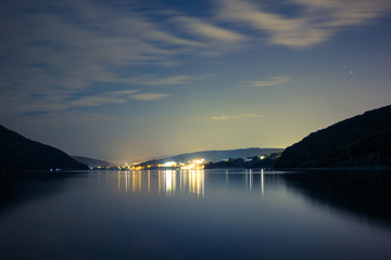 Ночное Абрау-Дюрсо