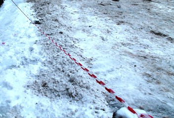 Slush and snow