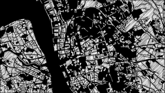 Liverpool Karte Animation Skizze 4K