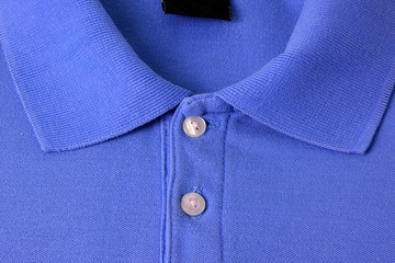 Blue Polo T-shirt.