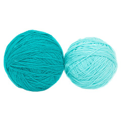 Клубок ниток изолированный на белом фоне