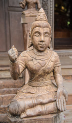 Fototapeta na wymiar Thai angle statue,Angle religion of Buddhism in Thailand