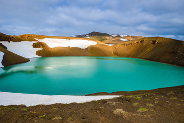 Viti crater at Krafla geothermal area, Iceland © Noradoa