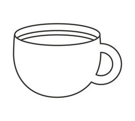 coffee cup drink isolated icon vector illustration design