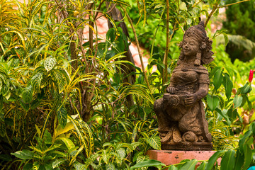 sculpture in the garden