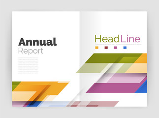 Set of business straight lines abstract backgrounds