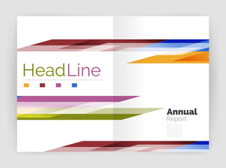 Set of business straight lines abstract backgrounds