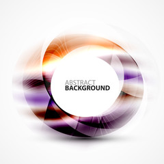 Colorful abstract circle banner