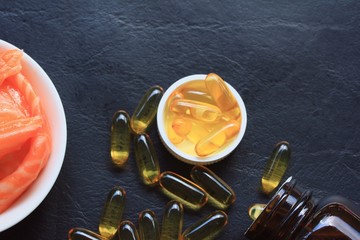 fish oil capsules