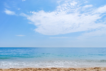 Fototapeta na wymiar Mediterranean summer beach