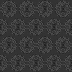 Seamless black pattern