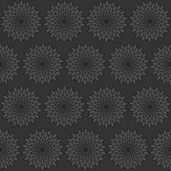 Seamless black pattern