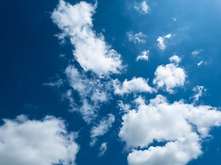 blue sky with cloud
