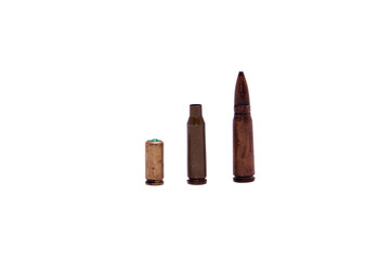 Cartridges on a white background.