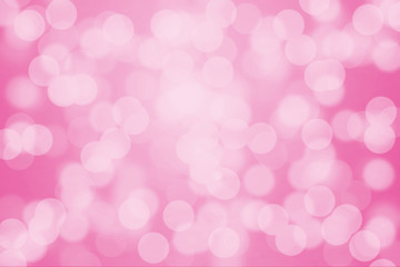 Pink bokeh light