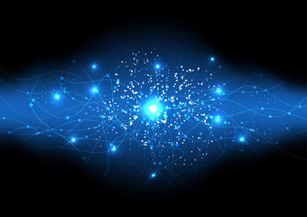 vector abstract background technology illustration communication 