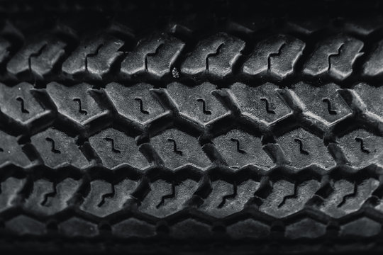 vintage old motorcycle tire texture pattern.