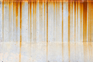rusty stain dirty from rain steel erosion. - obrazy, fototapety, plakaty