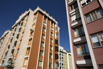 Fototapeta na wymiar modern residential houses