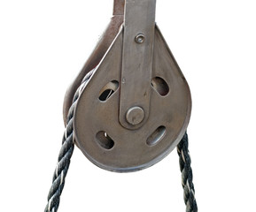 big Pulley on white