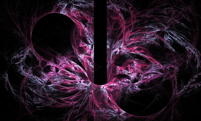 Abstract fractal image. Wallpaper. Creative digital artwork.