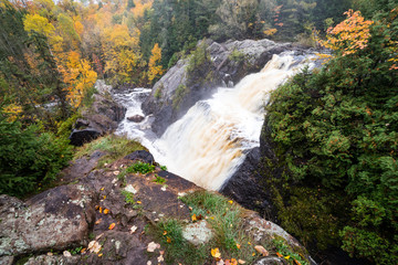 Autumn at Gabbro Falls in the Upper Peninsula of Michigan