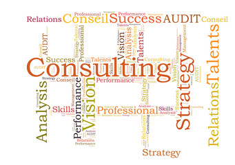 Consulting word cloud