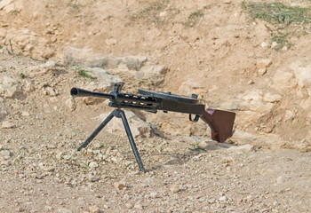 Model  of Soviet light machine gun