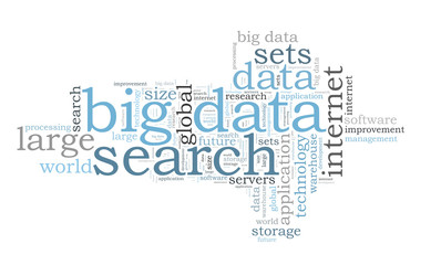 Big data word cloud