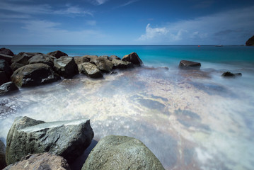 Clear Sea by the Rocks