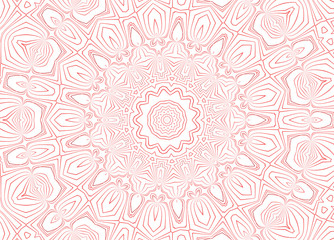 White background with abstract red pattern