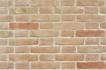 Light brown brick wall background