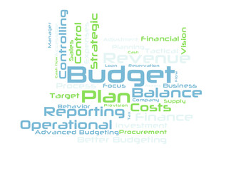 Budget word cloud